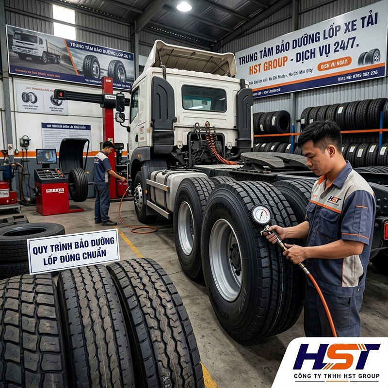 Bảo Dưỡng Lốp Xe Tải