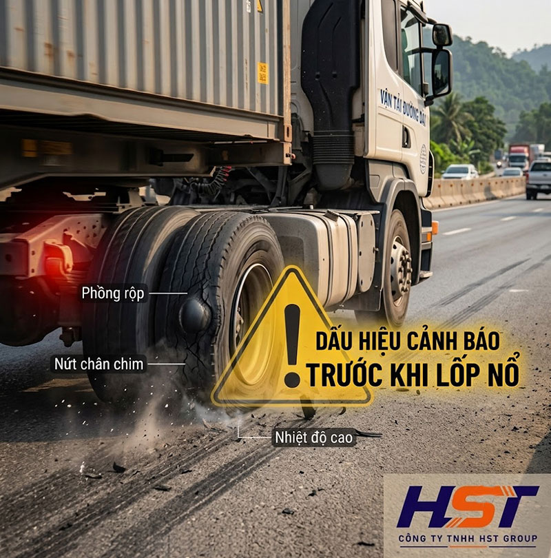 Dấu Hiệu Cảnh Báo Lốp Nổ