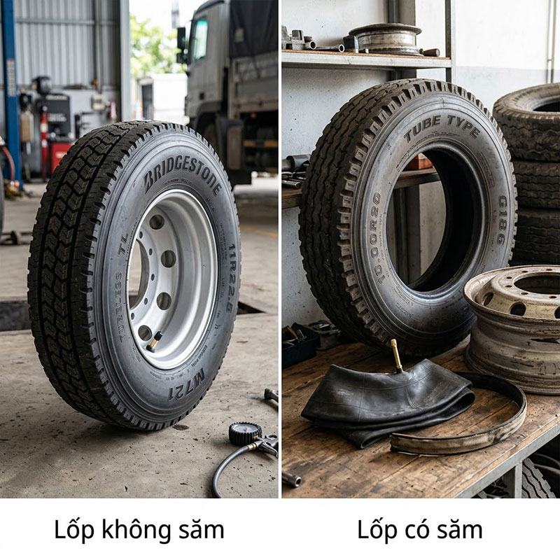 Lốp Không Săm Và Lốp Có Săm Loại Nào Tốt Hơn